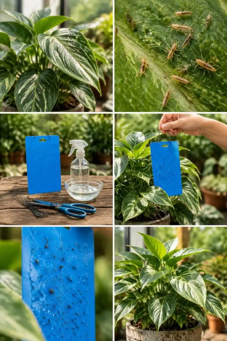 Traînées argentées sur les feuilles : l&rsquo;insecte invisible et le piège bleu qui le capture