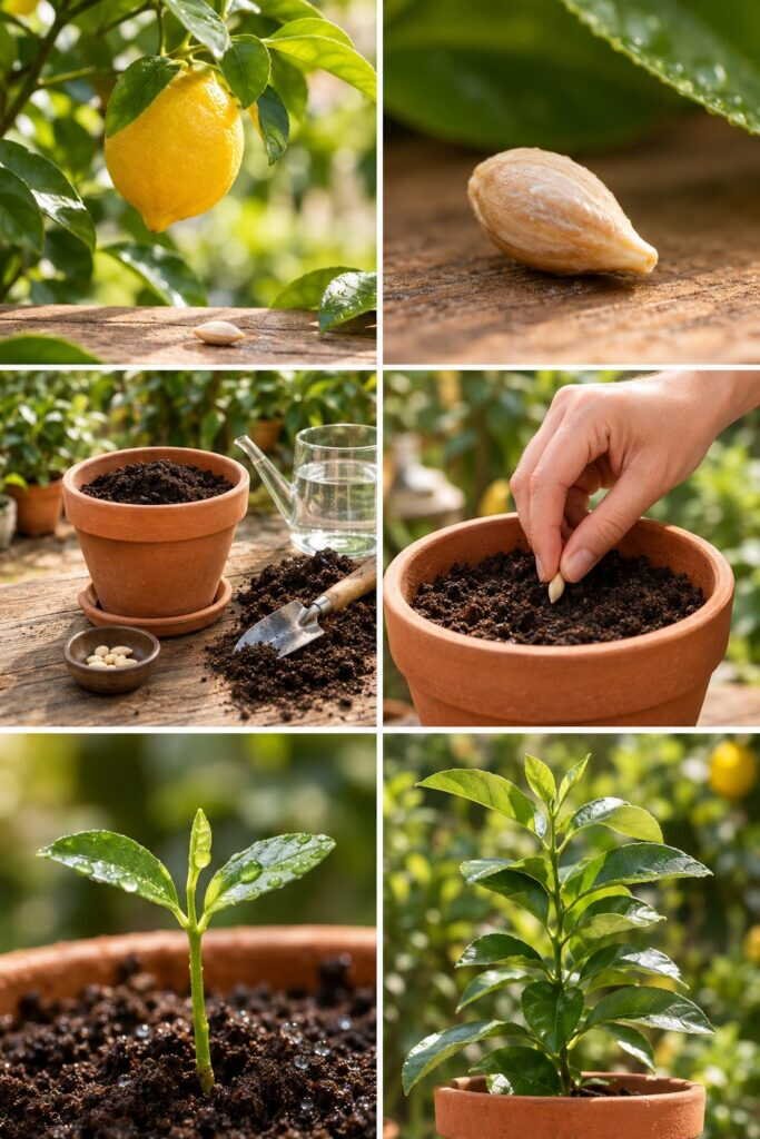 Un citronnier poussera à partir d'un simple pépin : voici comment
