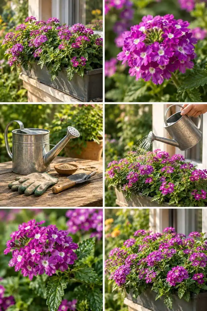 Verveine en jardinière : des fleurs de mai à octobre sans rien faire