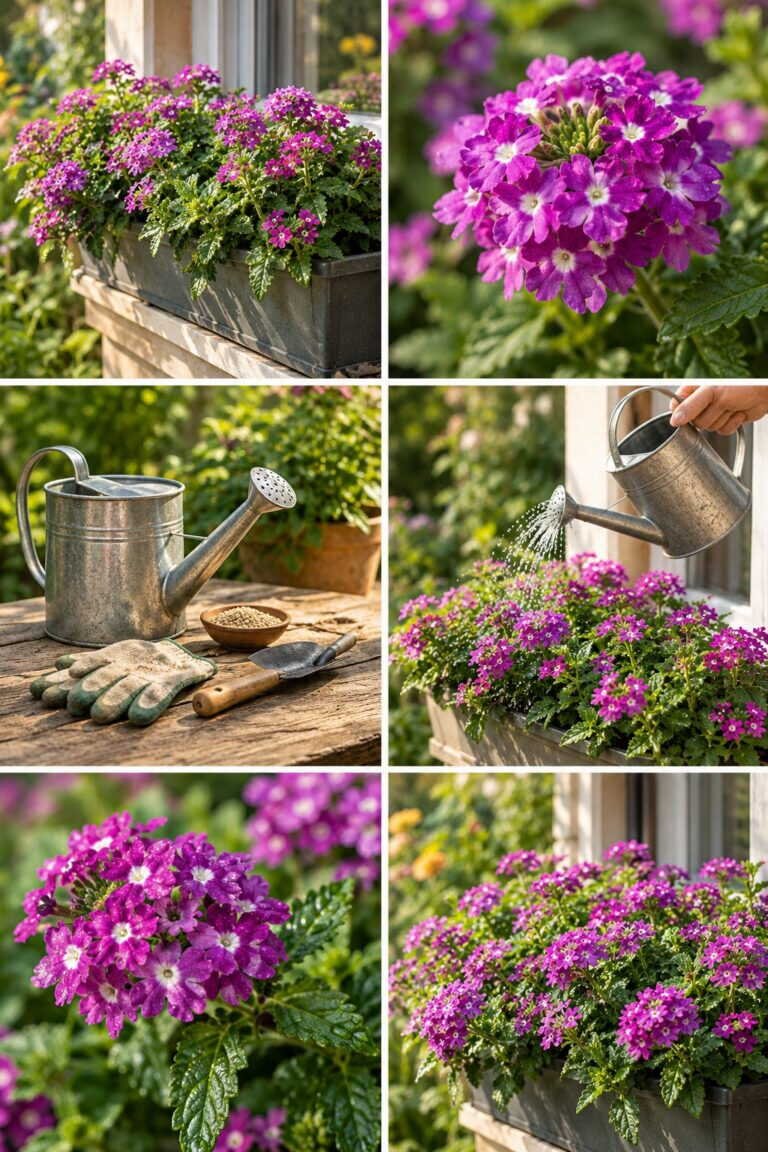 Verveine en jardinière : des fleurs de mai à octobre sans rien faire