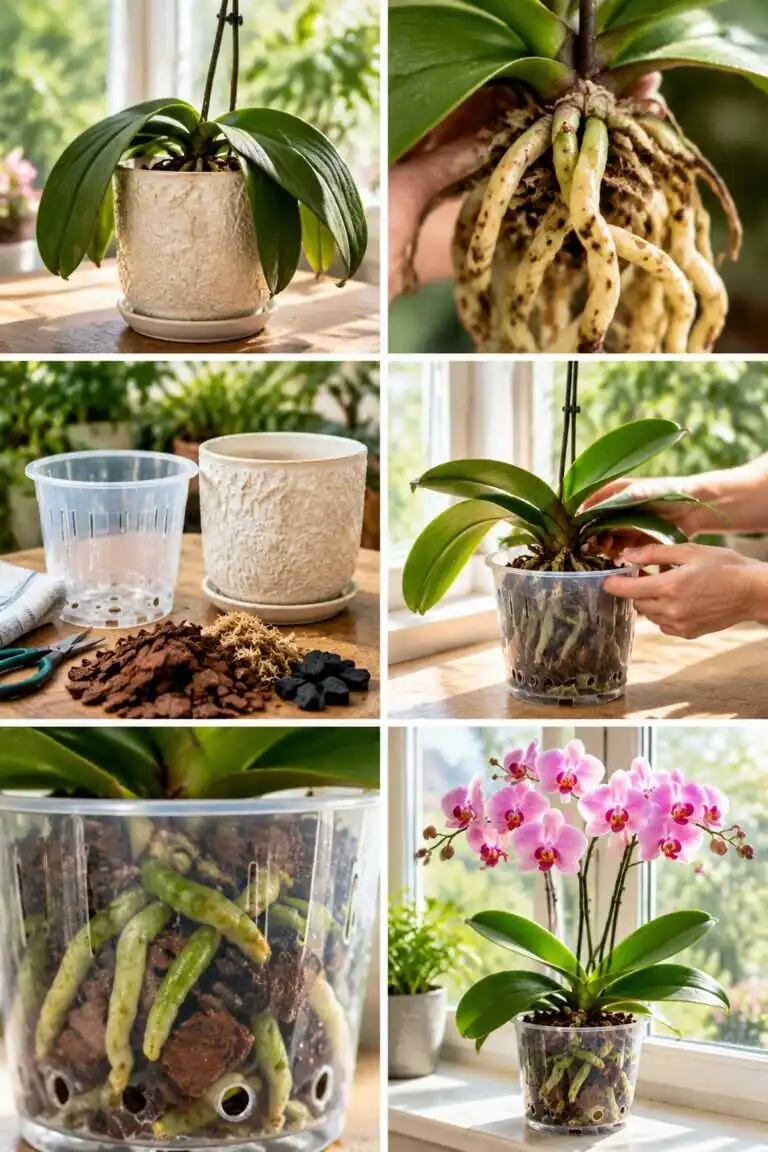 Votre orchidée meurt dans son joli cache-pot : elle a besoin de voir la lumière par les racines